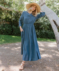 Seersucker Shirt Dress