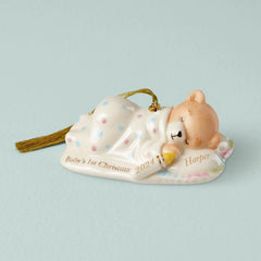 Personalized Baby's Teddy Bear Ornament
