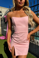 Lane Mini Dress - Baby Pink