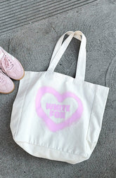 11th Street City Girl At Heart Tote Bag Cake Batter