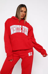 Decade Classics Varsity Oversized Hoodie Red