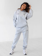 Club Oversized Hoodie - Marl Grey