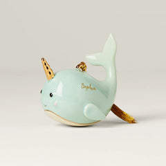 Personalized Narwhal Ornament