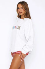 Waiting Long Enough Oversized Sweater Grey Marle