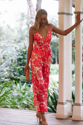 Adison Jumpsuit - Pink Floral