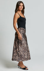 Lioness - Enigmatic Maxi Skirt in Leopard