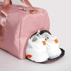 Small Gym Bag for Women and Men,Travel Bag, Duffle Bag & Gym Bag with Shoe Compartment, Weekender Overnight Bag, Carry on Bags for Airplane for Travel