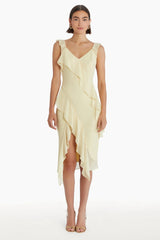 Run To The Top Maxi Dress Yellow