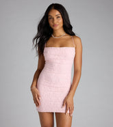 Get A Pic Lace-Up Lace Mini Dress