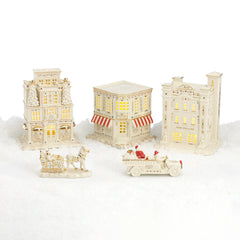 Mistletoe Park Santa's Fire Truck Figurine