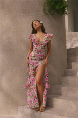 Truly Mesmerising Maxi Dress Pink