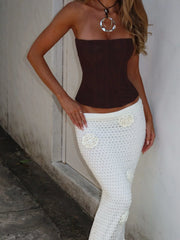 Leni Maxi Skirt White