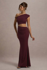 Thaliana | Port Cut-Out Open-Back Maxi Dress