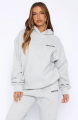 Core Classic Oversized Hoodie Dark Grey Marle