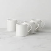 LX Collective White Mugs, Set of 4