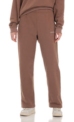 Heart Pocket Sports Suit in Brown