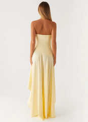 Bodie Maxi Dress - Pastel Yellow