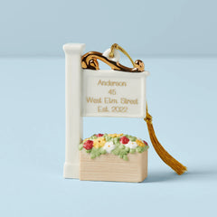 Personalized Established Home Sign Ornament
