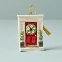 Personalized Welcome Home Our Front Door Ornament