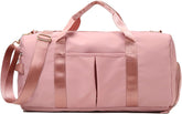 Small Gym Bag for Women and Men,Travel Bag, Duffle Bag & Gym Bag with Shoe Compartment, Weekender Overnight Bag, Carry on Bags for Airplane for Travel