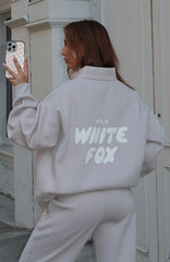 Offstage Zip Front Sweater Moon