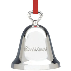 Ringing in the Season Silverplate Bell Ornament