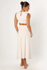 Sola Midi Dress - White