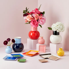 Make It Pop Cool Blue Bouquet Vase