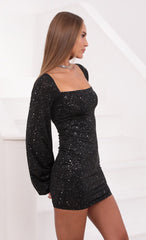 Dress in Black Sparkle