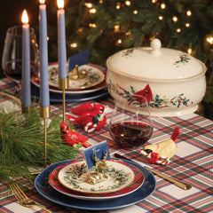 Winter Greetings Bread Plate