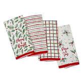 Bayberry Assorted Kitchen Towels, Set of 4