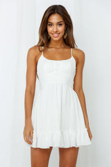 Sipping Mezcal Dress White
