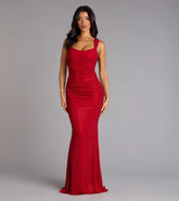 Kaylie Rhinestone Mermaid Formal Dress