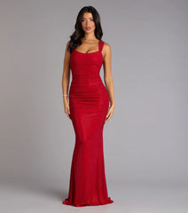 Kaylie Rhinestone Mermaid Formal Dress