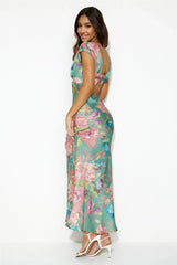 Rainnova Maxi Dress Green