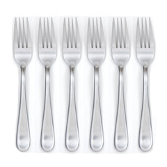 Malibu Satin Dinner Forks, Set of 6