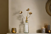 San Stem Floral - Antique Brass