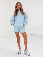 Isabel Oversized Hoodie - Powder Blue