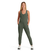 Womens Shift Jumpsuit - Thyme Green