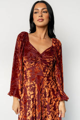 Aurora Velvet Maxi Dress | Clove + Copper Floral