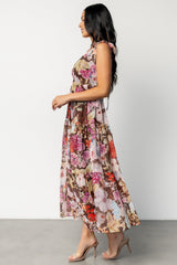 Anita Maxi Dress | Brown Multi Floral