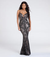 Dakota Mermaid Sequin Formal Dress