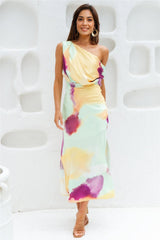 Talk To Me Midi Dress Multi