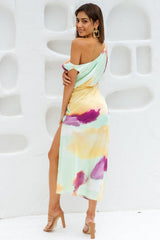 Talk To Me Midi Dress Multi