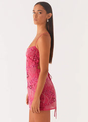 Exclusive Vietta Sequin Cami Mini Dress - Fuchsia