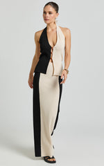Seven Wonders - Elita Maxi Skirt in Black/Latte
