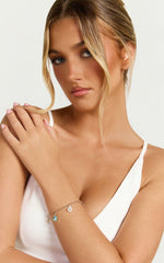 Shelley Charm Bracelet in Gold