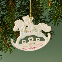 2024 Baby's 1st Christmas Rocking Horse Ornament