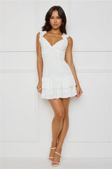 Your Wildflower Mini Dress White