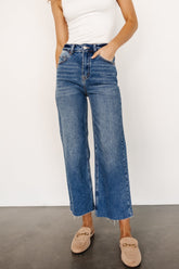 Kirby High Rise Wide Leg Jeans | Medium Wash